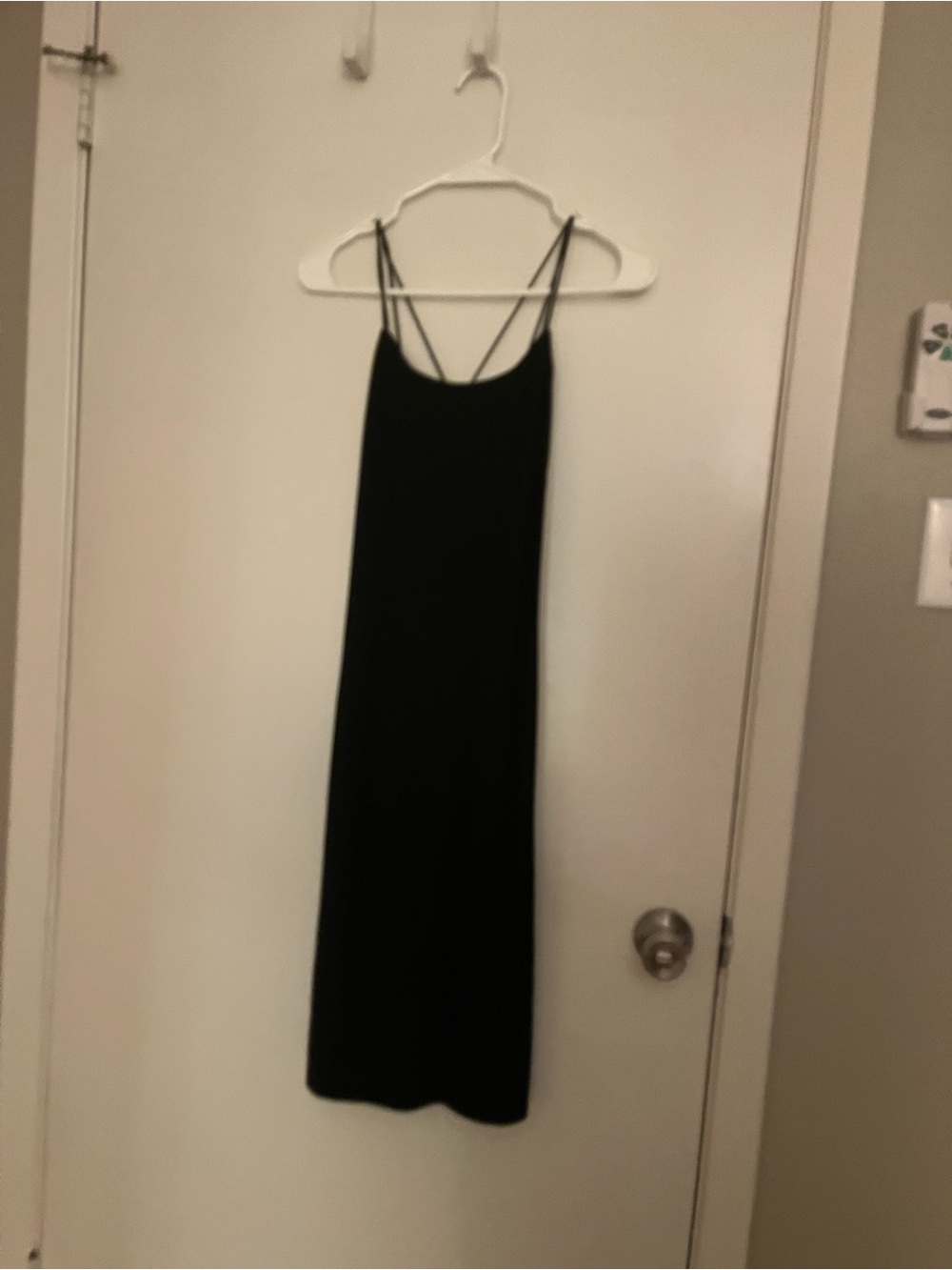 House of Harlow 1960 Black Strappy Maxi Dress